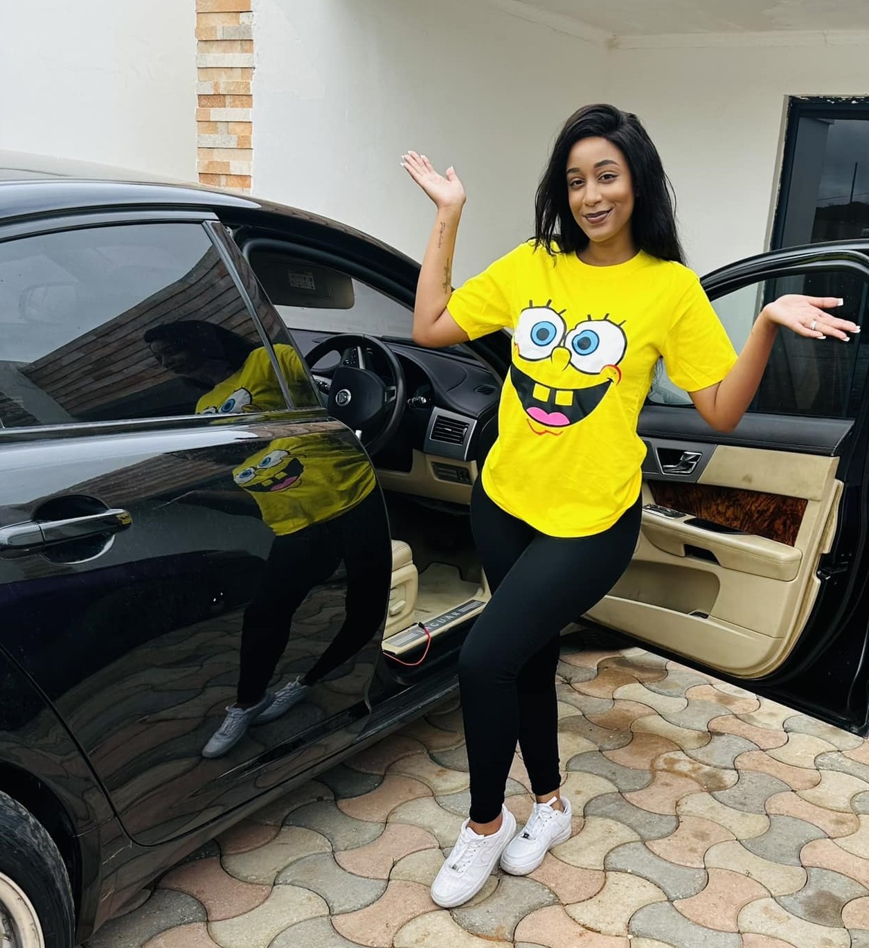 Kidist Turns Lemons Into Lemonade She Unveils SpongeBob Bully T-Shirts (Peep On Photos)