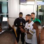 Upon Cassper Nyovest's Arrival In Zambia, A Commotion Ensues At The Airport As His Pickup Cars Gets Clamped (See Pictures)