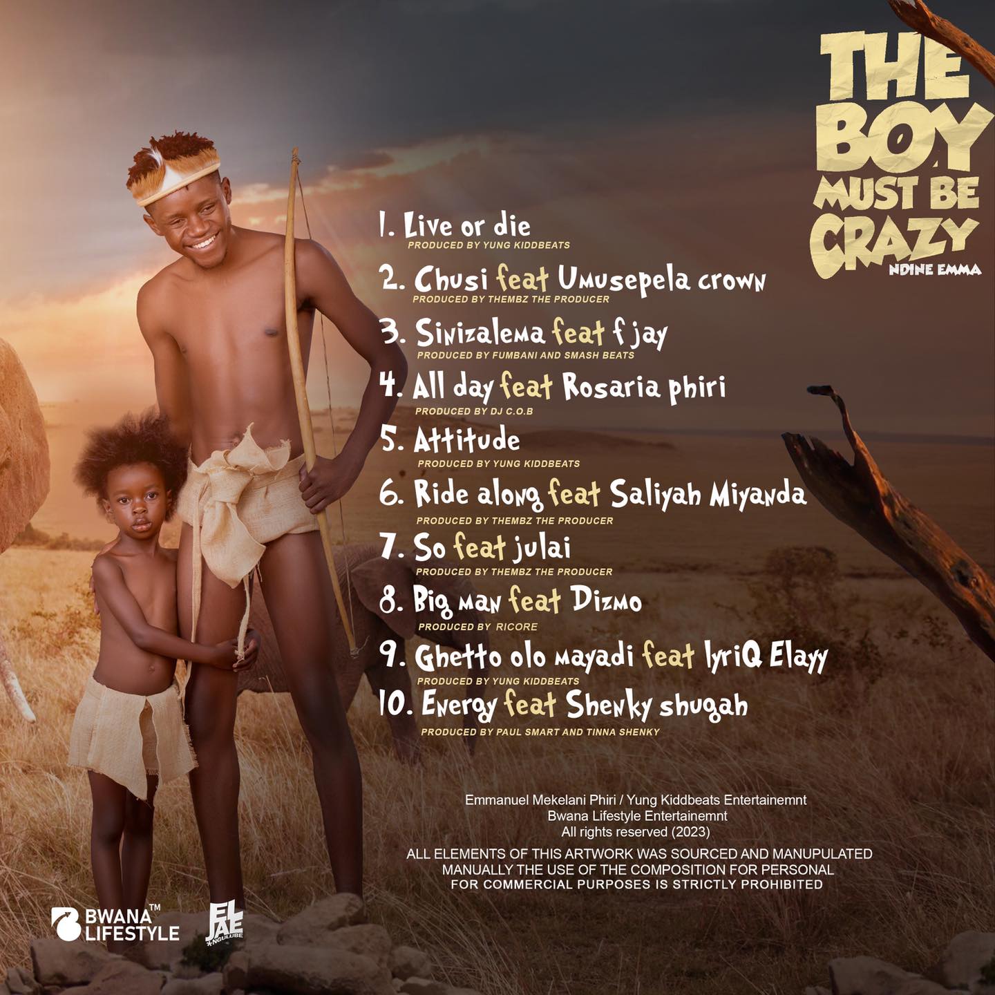 Ndine Emma - The Boy Must Be Crazy EP