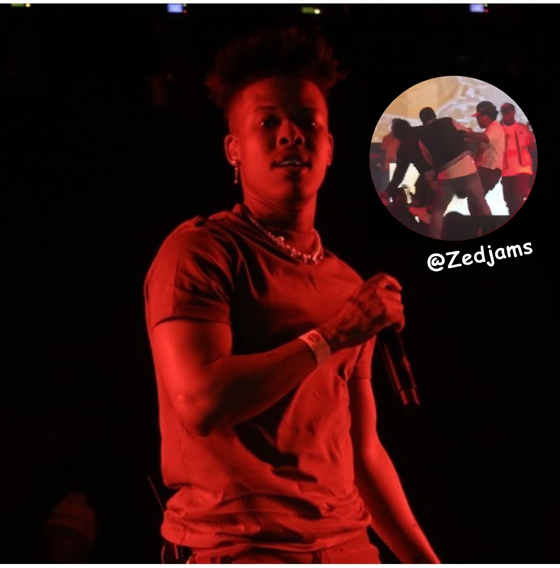 South Africa Rapper Nasty C Punches & Kicks Fan On Stage In Zambia
